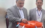 استاندار آذربایجان غربی رای خود را به صندوق انداخت